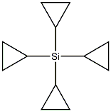 Tetracyclopropylsilane Structure