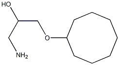 1-Amino-3-(cyclooctyloxy)-2-propanol Structure