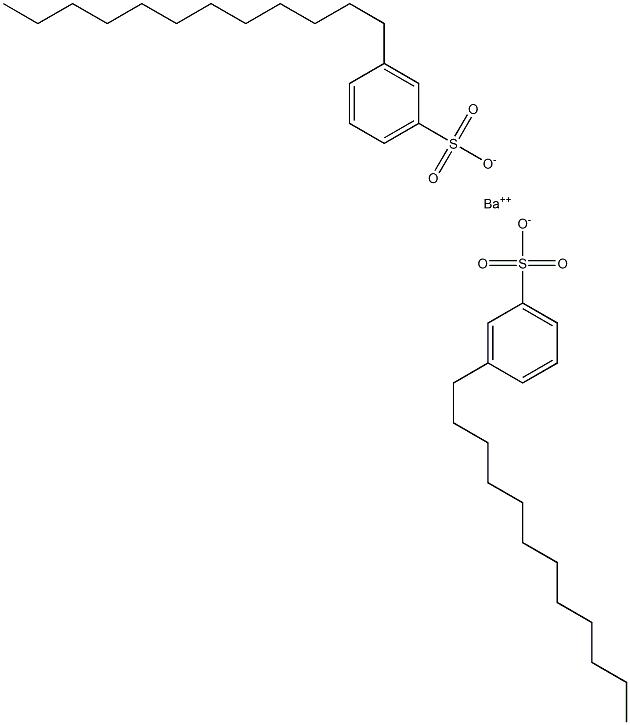 Bis(3-dodecylbenzenesulfonic acid)barium salt 구조식 이미지