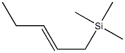 2-Pentenyltrimethylsilane Structure