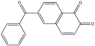 6-Benzoyl-1,2-naphthoquinone Structure