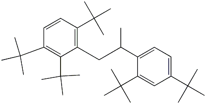 1-(2,3,6-Tri-tert-butylphenyl)-2-(2,4-di-tert-butylphenyl)propane Structure