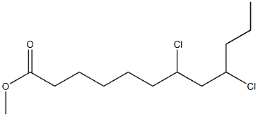 7,9-Dichlorolauric acid methyl ester 구조식 이미지