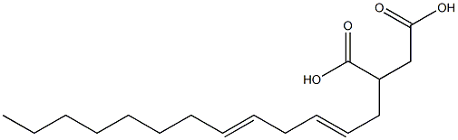 (2,5-Tridecadienyl)succinic acid 구조식 이미지