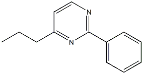 2-Phenyl-4-propylpyrimidine 구조식 이미지