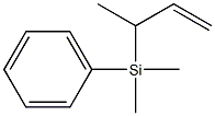 (1-Methylallyl)dimethylphenylsilane Structure