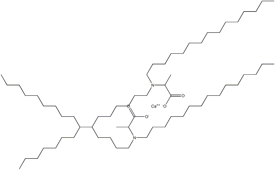 Bis[2-(dipentadecylamino)propanoic acid]calcium salt 구조식 이미지