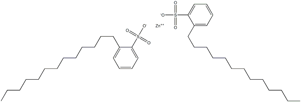 Bis(2-tridecylbenzenesulfonic acid)zinc salt Structure