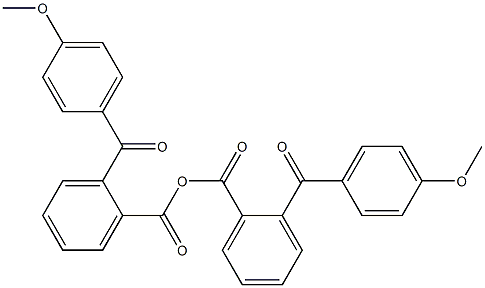 4-Methoxybenzoyl(benzoyl) oxide Structure