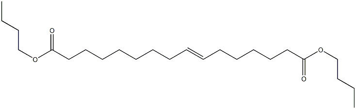 9-Hexadecenedioic acid dibutyl ester Structure