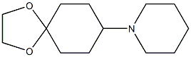 8-Piperidino-1,4-dioxaspiro[4.5]decane Structure