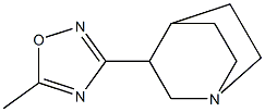 3-(5-Methyl-1,2,4-oxadiazol-3-yl)quinuclidine Structure