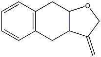 3-Methylene-2,3,3a,4,9,9a-hexahydronaphtho[2,3-b]furan 구조식 이미지