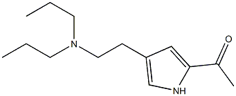 N,N-Dipropyl-5-acetyl-1H-pyrrole-3-ethanamine 구조식 이미지