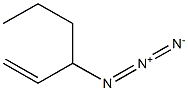 3-Azido-1-hexene Structure