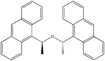 Bis[(S)-1-(9-anthryl)ethyl] ether 구조식 이미지