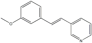 3-(3-Methoxystyryl)pyridine Structure