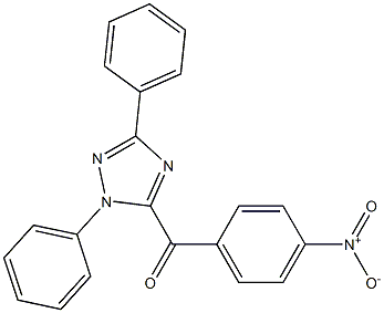 5-(4-Nitrobenzoyl)-1,3-diphenyl-1H-1,2,4-triazole Structure