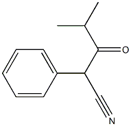 2-Phenyl-3-oxo-4-methylpentanenitrile Structure