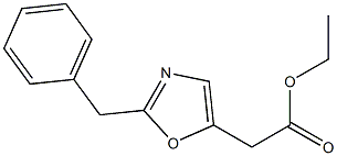 2-Benzyloxazole-5-acetic acid ethyl ester Structure