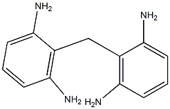 2,2'-Methylenebis(1,3-benzenediamine) Structure