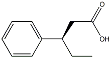 [R,(-)]-3-Phenylvaleric acid 구조식 이미지