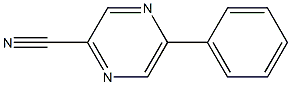 5-Phenyl-2-pyrazinecarbonitrile 구조식 이미지