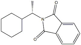 (+)-N-[(S)-1-Cyclohexylethyl]phthalimide 구조식 이미지