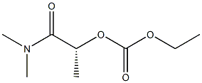 [R,(+)]-2-[(Ethoxycarbonyl)oxy]-N,N-dimethylpropionamide Structure