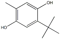 2-tert-Butyl-5-methyl-1,4-benzenediol 구조식 이미지