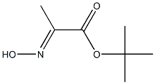 2-Hydroxyiminopropanoic acid tert-butyl ester Structure