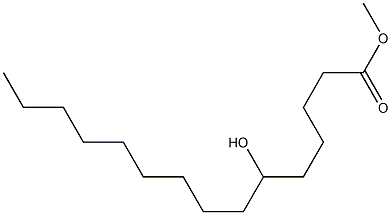 6-Hydroxypentadecanoic acid methyl ester 구조식 이미지