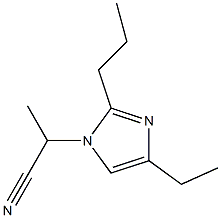 1-(1-Cyanoethyl)-4-ethyl-2-propyl-1H-imidazole Structure