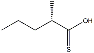 [S,(+)]-2-Methylthiovaleric acid Structure