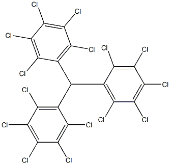 Tris(pentachlorophenyl)methane Structure