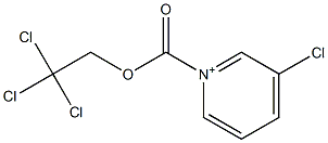 1-(2,2,2-Trichloroethoxycarbonyl)-3-chloropyridinium Structure