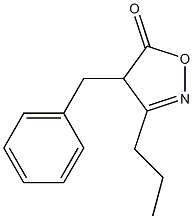 3-Propyl-4-benzylisoxazol-5(4H)-one 구조식 이미지