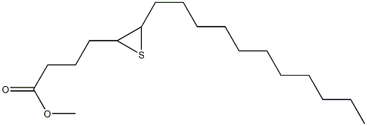 5,6-Epithioheptadecanoic acid methyl ester 구조식 이미지