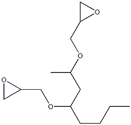 2,4-Bis(glycidyloxy)octane Structure