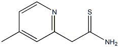 4-Methyl-2-pyridinethioacetamide Structure