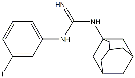 1-(1-Adamantyl)-3-(3-iodophenyl)guanidine Structure