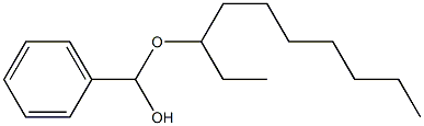 Benzaldehyde ethyloctyl acetal Structure