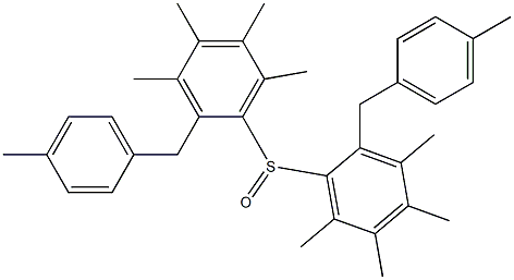 p-Tolyl(pentamethylphenyl) sulfoxide Structure