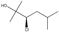 [R,(+)]-3-Chloro-2,5-dimethyl-2-hexanol 구조식 이미지