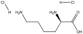 D-Lysine dihydrochloride 구조식 이미지