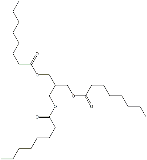 2-[(Octanoyloxy)methyl]-1,3-propanediol dioctanoate 구조식 이미지