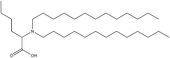 2-(Ditridecylamino)hexanoic acid 구조식 이미지