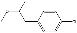 4-Chloro-1-(2-methoxypropyl)benzene 구조식 이미지