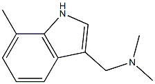 3-Dimethylaminomethyl-7-methyl-1H-indole 구조식 이미지