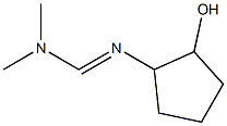 2-Hydroxy-N-[(dimethylamino)methylene]cyclopentanamine 구조식 이미지